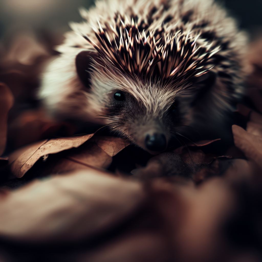 Igel mit Stacheln
