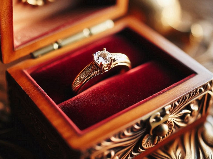 Ring in Schatulle